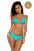Luli Fama Luli Chic Luxe Stitch Triangle Halter Top